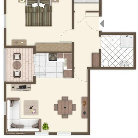 Apartmán Julias Ferienappartement *